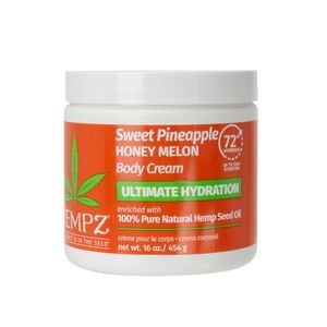 Hempz Sweet Pineapple & Honey Melon Herbal Body Cream 16oz, Dry Winter Skin